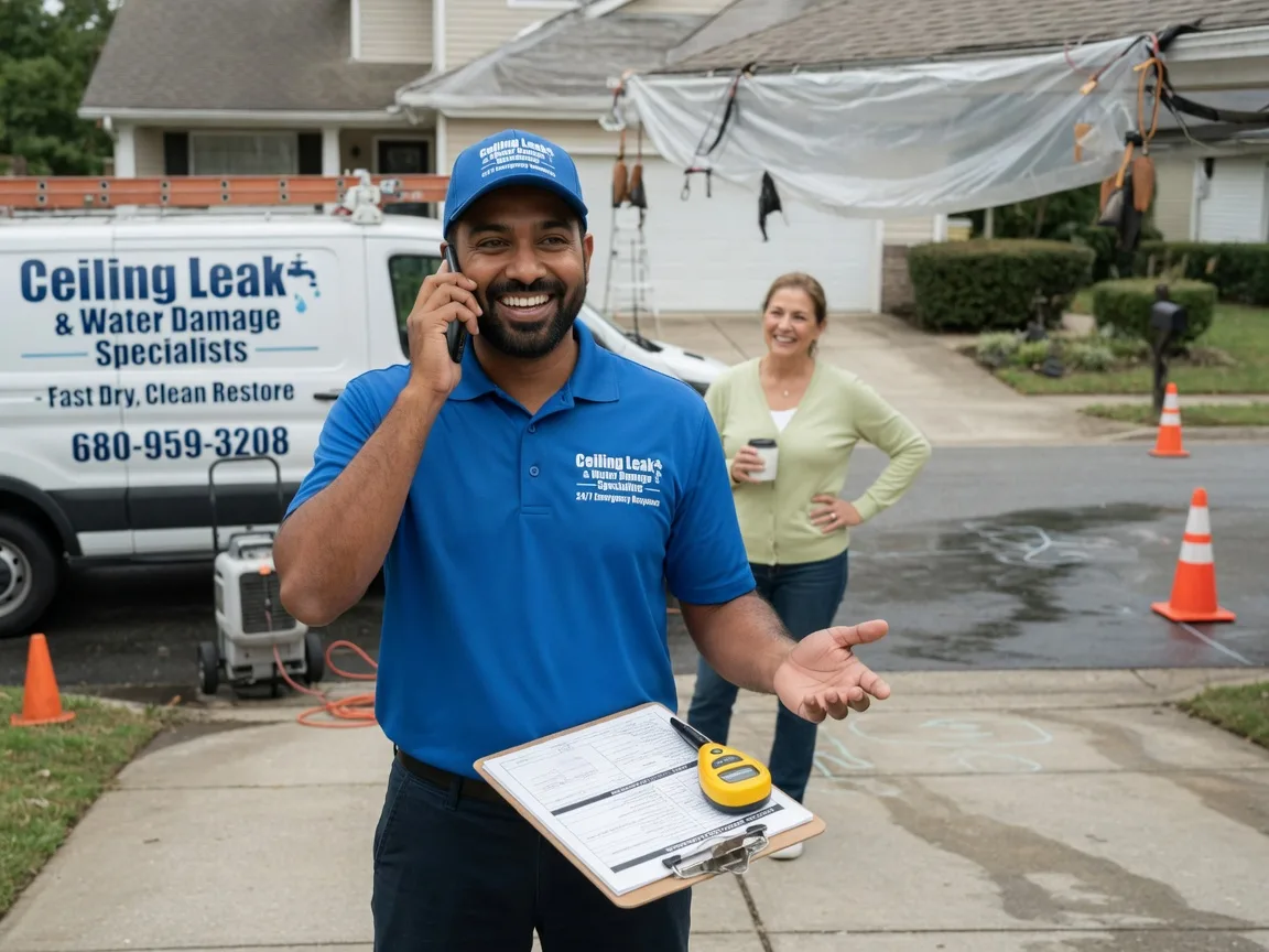 Ceiling Leak Cleanup Linthicum Heights, MD FAQs